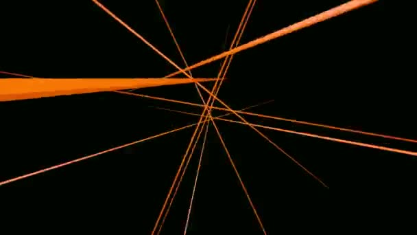 Abstract Fascinerende Kleurrijke Sticks Verkeer Animatie — Stockvideo