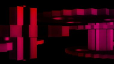 Loopable makine-animasyon öğeleri vites. Döngü sorunsuz dişli video arka planlar.