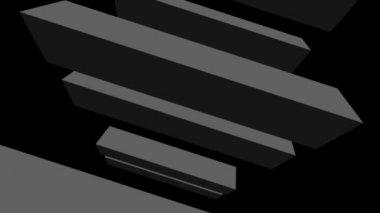 Sorunsuz siyah beyaz veri kod hareketli grafik arka planları döngü. Loopable gri tonlama dostum kod animasyon.