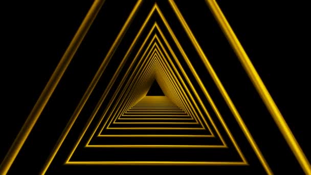 Boucle sans couture en forme d'étoile éléments graphiques de mouvement. Fond vidéo polygone haute définition bouclable .