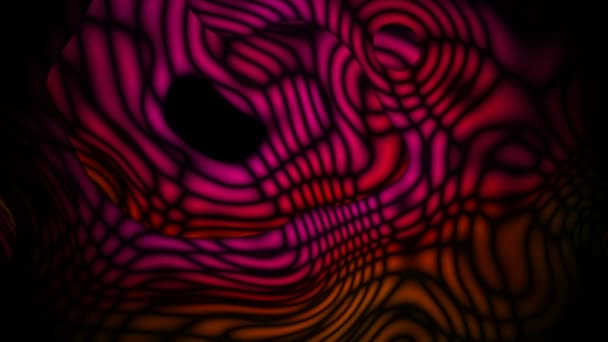 Циклическое Смешивание Цветов Фона Цикл Бесшовной Абстрактной Красочной Графики Движения — стоковое видео