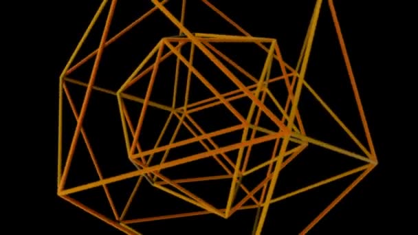 Looping Nahtlose Farbige Atom Array Animation Hintergründe Lösbare Hochauflösende Molekulare — Stockvideo