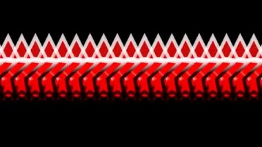 Döngü sorunsuz Soyut 3d animasyon spike. Loopable yüksek tanımlı düşük poli video arka plan döngüler.