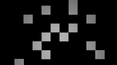 Sorunsuz siyah beyaz veri kod hareketli grafik arka planları döngü. Loopable gri tonlama dostum kod animasyon.