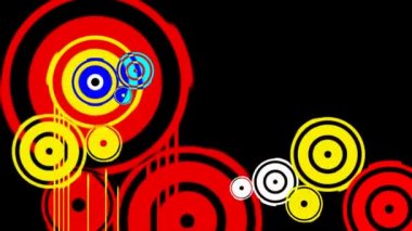Loopable Soyut Dijital vektör animasyon arka planlar. Sorunsuz şekil renk hareket grafik elemanları döngü.