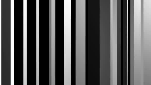 Looping Seamless Black White Data Code Motion Graphic Backgrounds Loopable — Stock Video