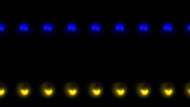 Fondos Circulares Animación Loopable Mix Looping Elementos Gráficos Movimiento Alta — Vídeo de stock