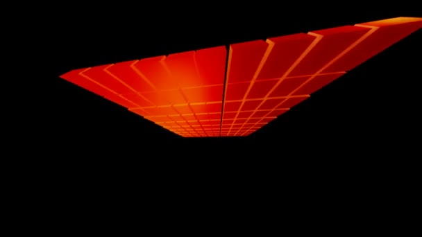 Циклічність Безшовних Елементів Руху Штрих Коду Фони Анімації Кольорового Коду — стокове відео