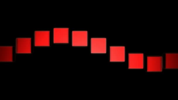 Looping Nahtlose Barcode Bewegungselemente Lückenhafte Farbcode Animation Hintergründe — Stockvideo