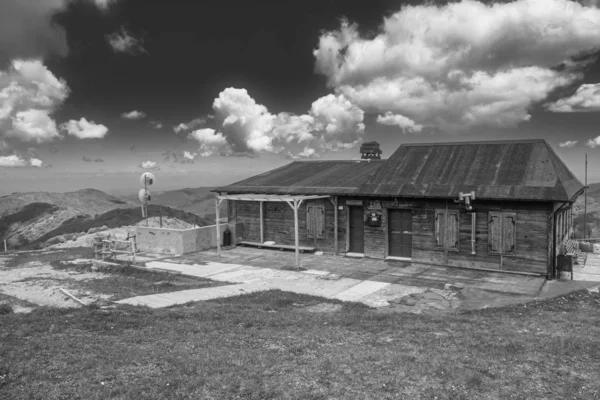 Hegy Menedéke Monte Chiappo Egy Kis Hegy Határán Liguria Piedmont — Stock Fotó