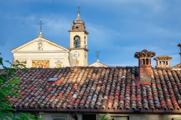 Religious Buildings Crea Sanctuary Small Christian Sacred Complex Hills Monferrato — Stock Photo, Image