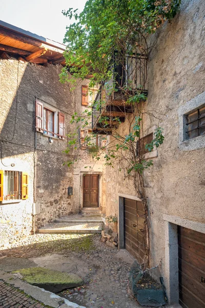 Bagolino Daki Eski Evlerin Ayrıntıları Lombardy Bölgesi Nde Brescia Ili — Stok fotoğraf