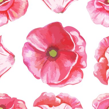 Lale çiçek seamless modeli