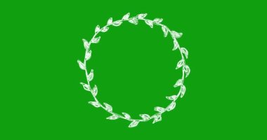 yeşil zemin üzerine çeşitli basit nesneleri