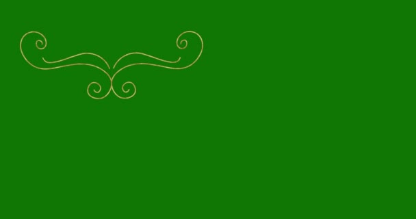 绿色背景上的各种简单对象 — 图库视频影像