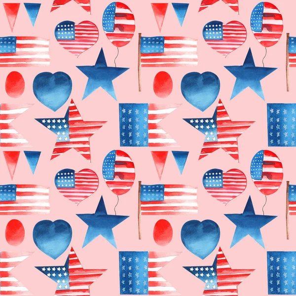 Different Flags Pattern Shapes — Stock Photo, Image