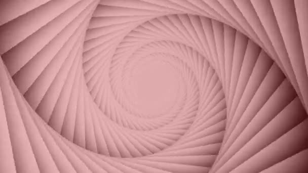 Abstrait Spirale Tournante Sans Fin — Video