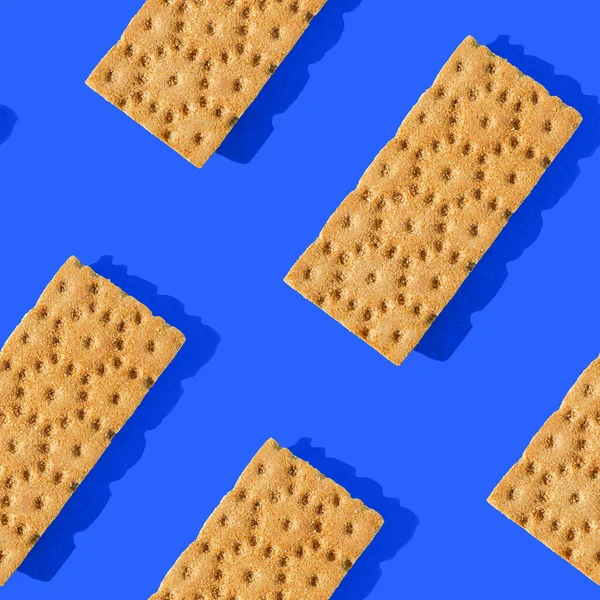 Baking Cookies Blue Background — Stock Photo, Image