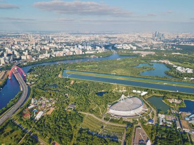  Moskova şehir bir hava