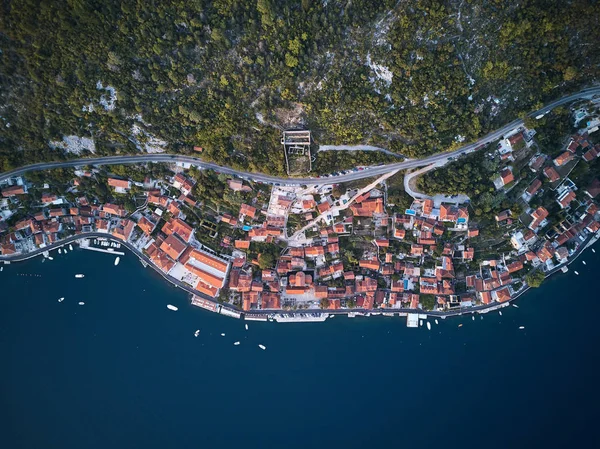 The Montenegro city from the top — Stock Photo, Image