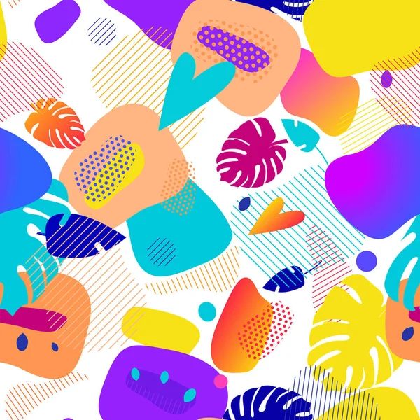 Sıvı renk rozetleri ayarlayın. Soyut şekiller kompozisyon. Eps10 vector.seamless desen sulu parlak modern süsleme