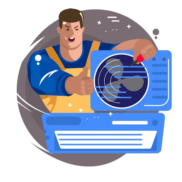 Klima tamiri. Bakım ve soğutma sistemleri montajı