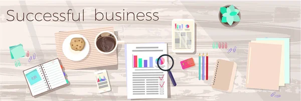 Masaüstü. Tablodaki Çalışma Alanı'nın en iyi görünümü. Ofisin düzeni