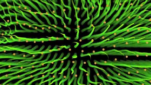 Fond abstrait, champ de particules 