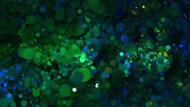 Motion of particles. Abstract background. — Stock Video