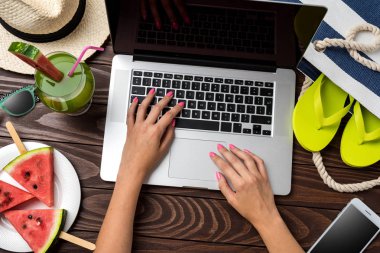 Yaz tatil hazırlıkları kavramı