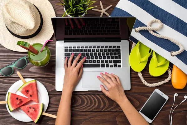 Yaz tatil hazırlıkları kavramı