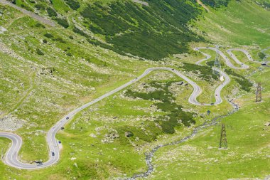 Transfagarasan sarma otoyol Romanya
