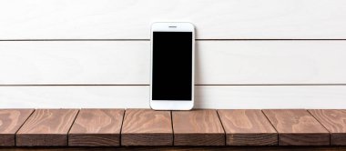 Modern ahşap arka plan Akıllı telefon
