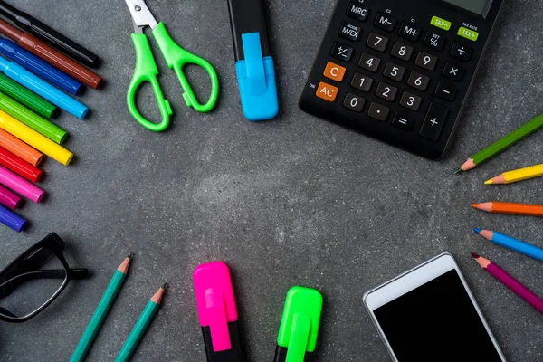 Office Masaüstü. Üstten Görünüm