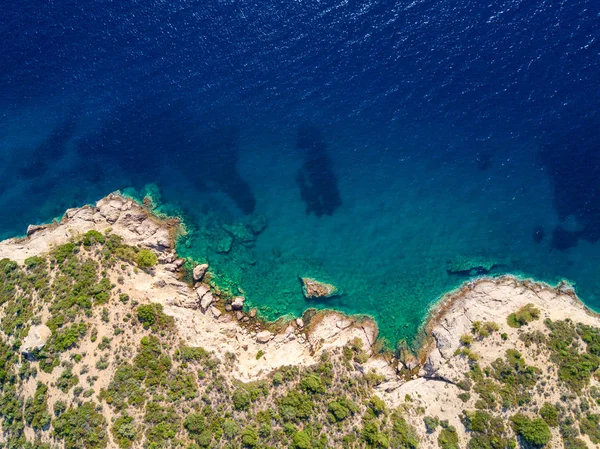 Mar Mediterrâneo Vista Superior — Fotografia de Stock