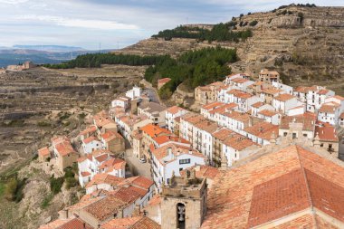 Ares del Maestre, tipik İspanyol mimarisi Old town adlı görüntülemek.