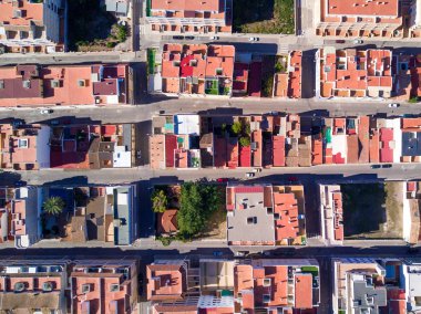 Evlerin havadan görünüşü