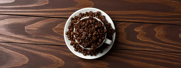 Kavrulmuş kahve çekirdekleri. Yakın çekim