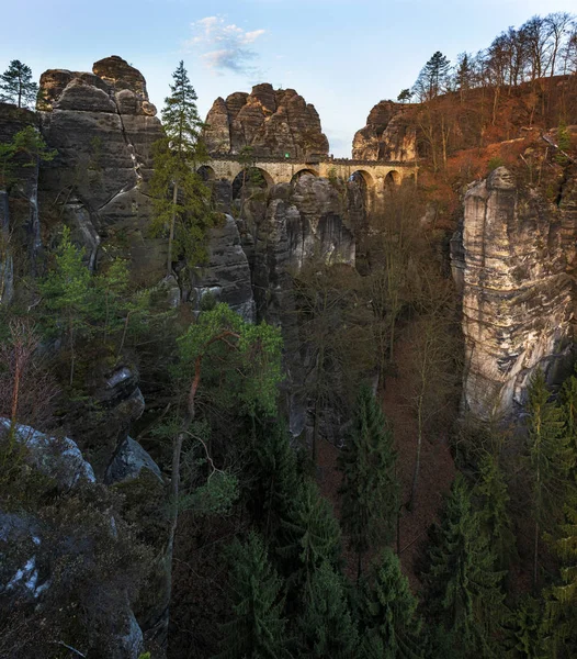 Sakson Sviçre Ulusal Parkı Almanya — Stok fotoğraf