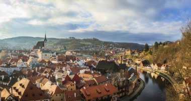 Cesky Krumlov bir en güzel eski Çek Cumhuriyeti yeridir