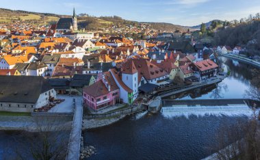Cesky Krumlov bir en güzel eski Çek Cumhuriyeti yeridir