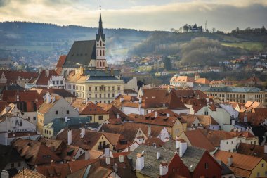 Cesky Krumlov bir en güzel eski Çek Cumhuriyeti yeridir