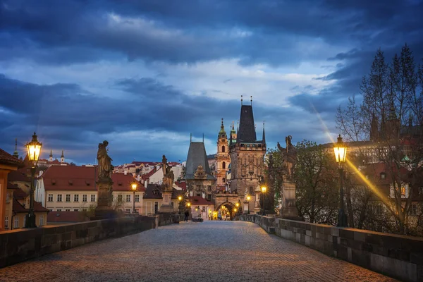 Panoramiczny Widok Praga Stolica Republiki Czeskiej — Zdjęcie stockowe