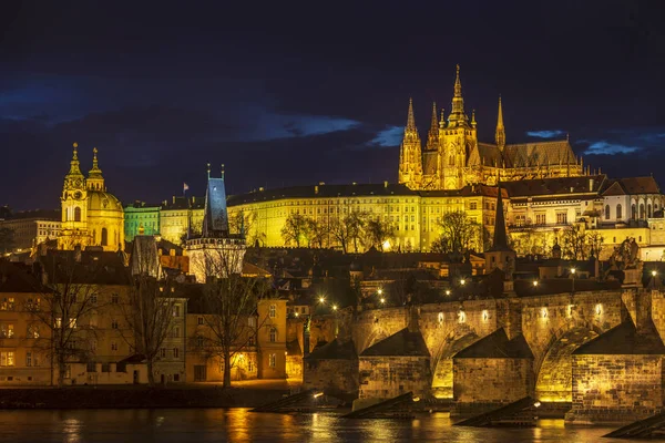 Панорамный Вид Прагу Столицу Чехии — стоковое фото