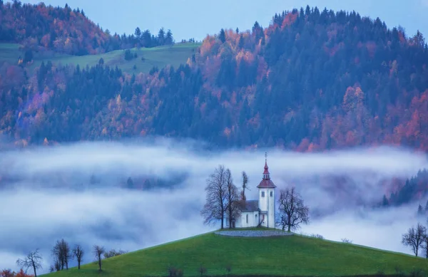 Sveti Tomaz Malá Osada Obci Skofja Loka Regionu Horní Carniola — Stock fotografie