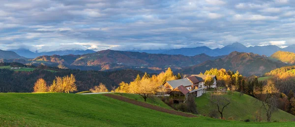 Sveti Tomaz Malá Osada Obci Skofja Loka Regionu Horní Carniola — Stock fotografie