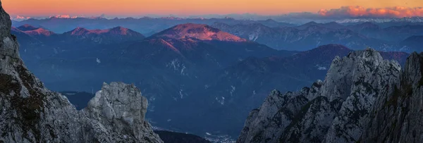 Mangart Dağın Güz — Stok fotoğraf