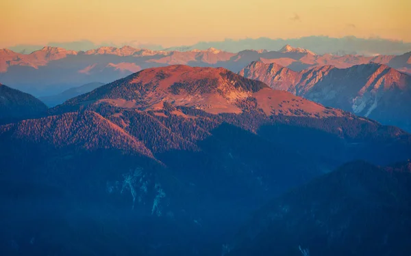 Mangart Mountain Autumn — Stock Photo, Image