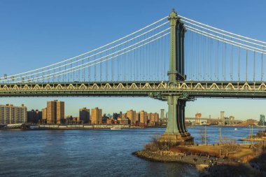 Dumbo Brooklyn Bridge Park gün batımında