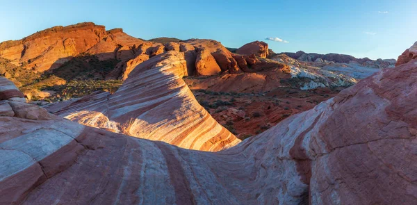 Las Vegas, Nevada, ABD yakınlarındaki Fire State Park Vadisi